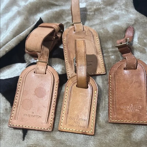 Louis Vuitton Tan Leather Strap and Tag s-l400.jpg main image 2